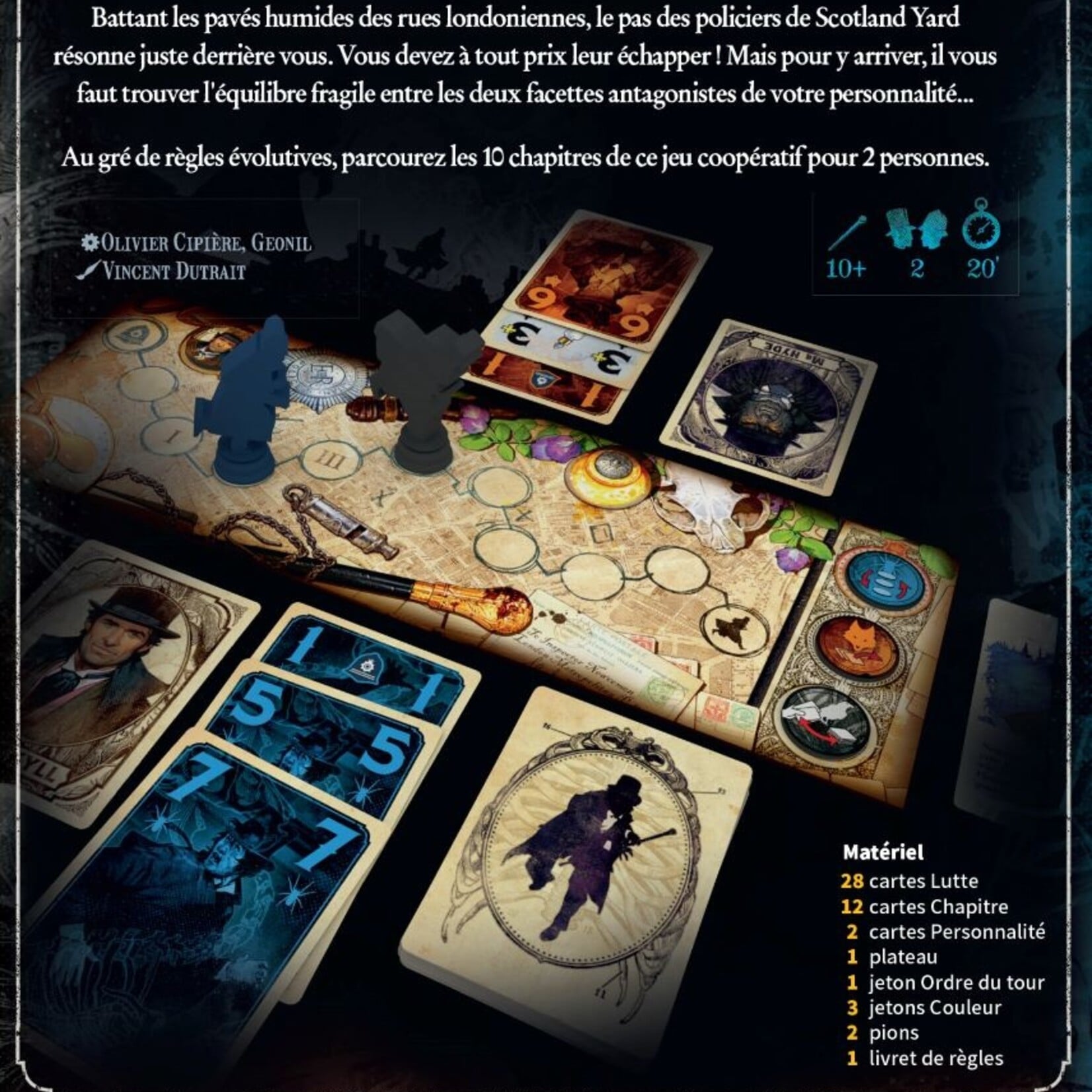 Mandoo Games Jekyll & Hyde VS Scotland Yard (FR)