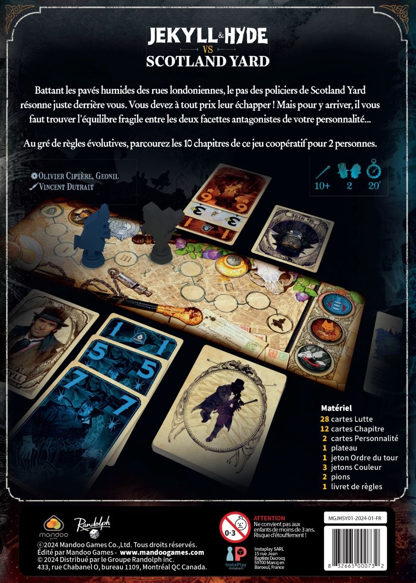 Mandoo Games Jekyll & Hyde VS Scotland Yard