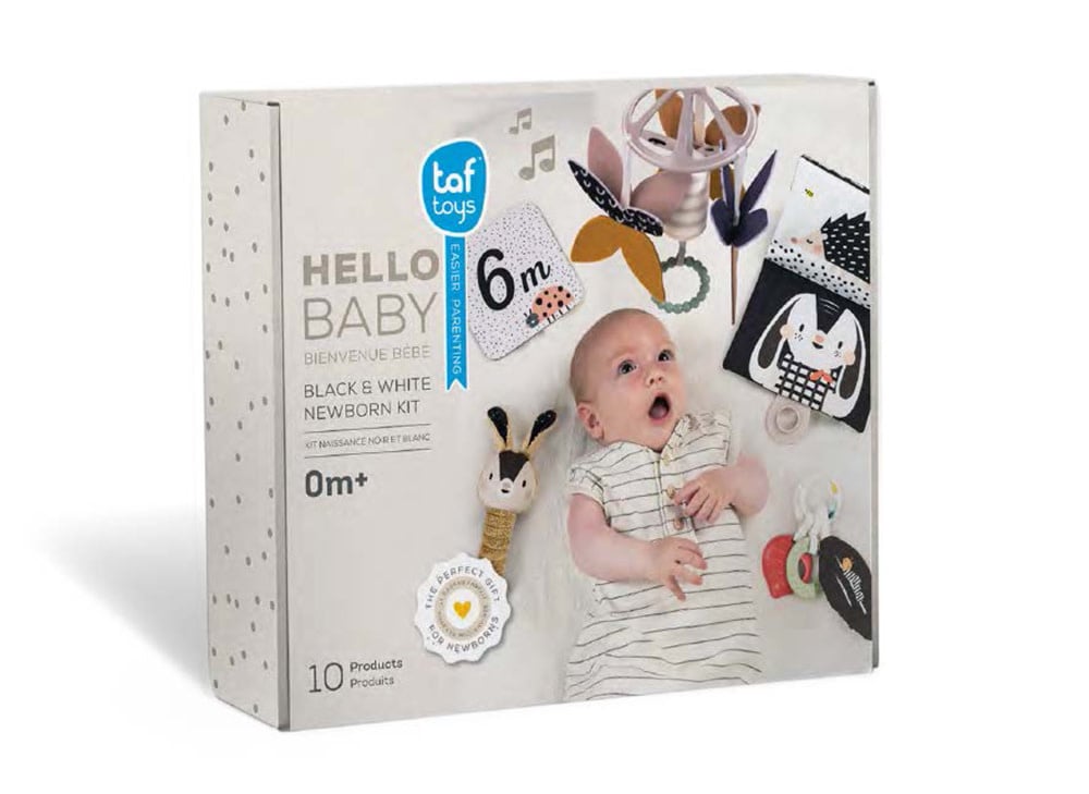 Taf Toys Taf Toys - Bienvenue Bébé - Kit Naissance Noir et Blanc