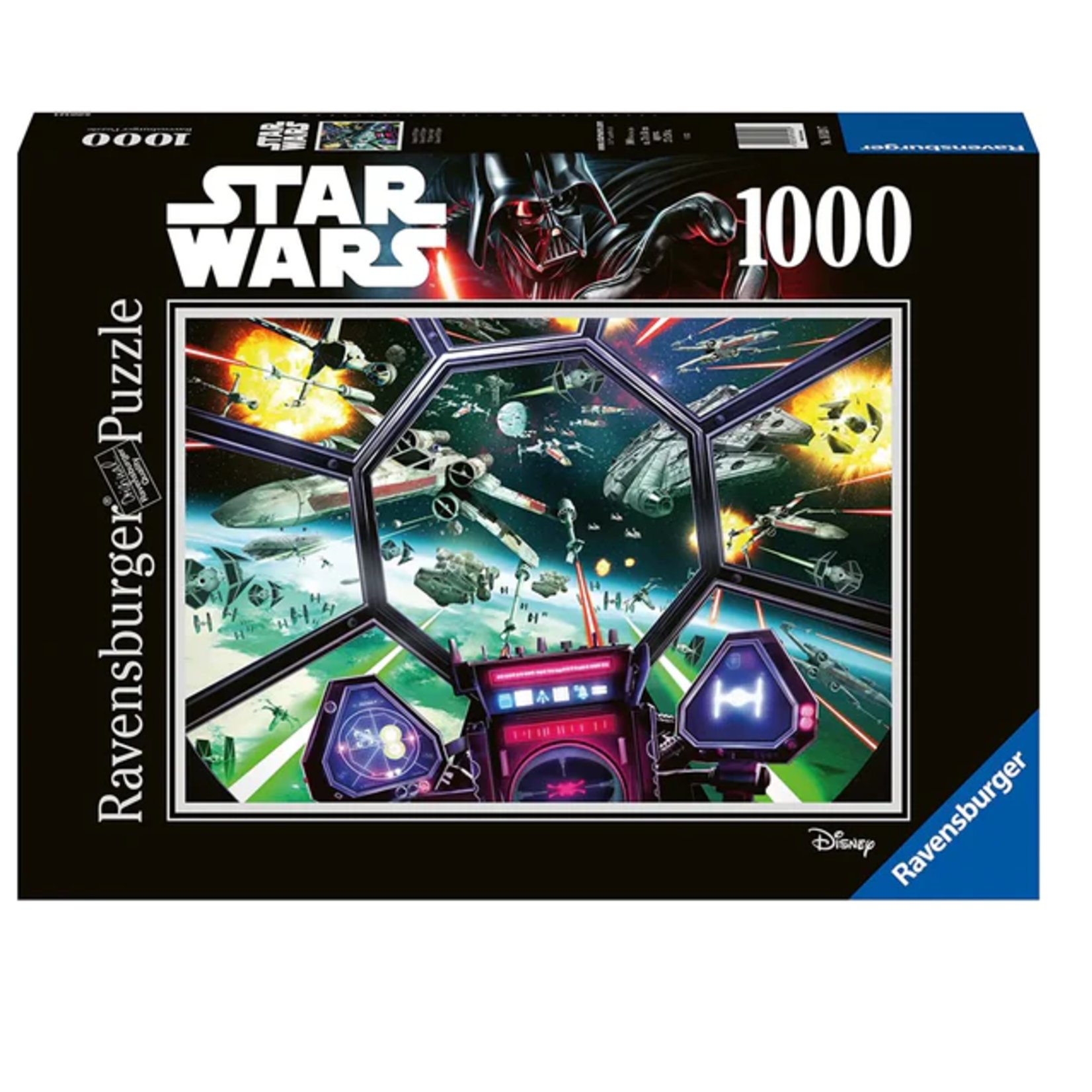 Ravensburger Ravens 1000 - Star Wars : Cockpit du TIE Fighter