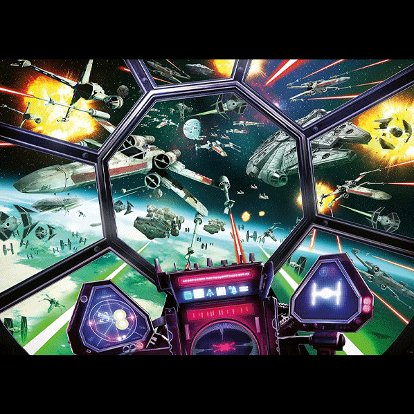 Ravensburger Ravens 1000 - Star Wars : Cockpit du TIE Fighter