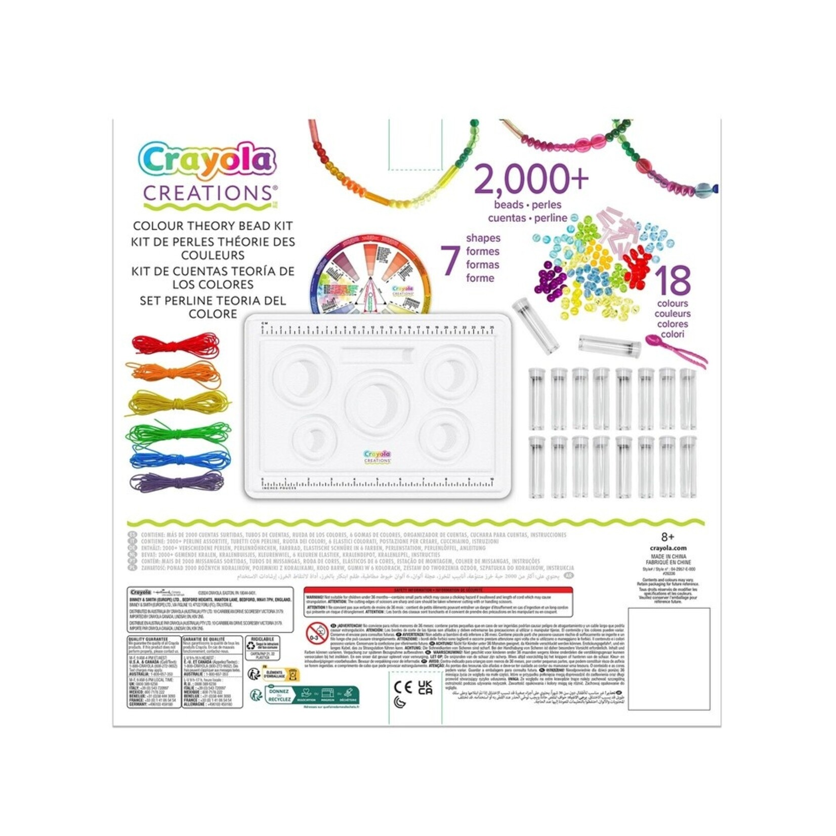 Crayola Crayola Creations - Kit de Perles Théorie des Couleurs