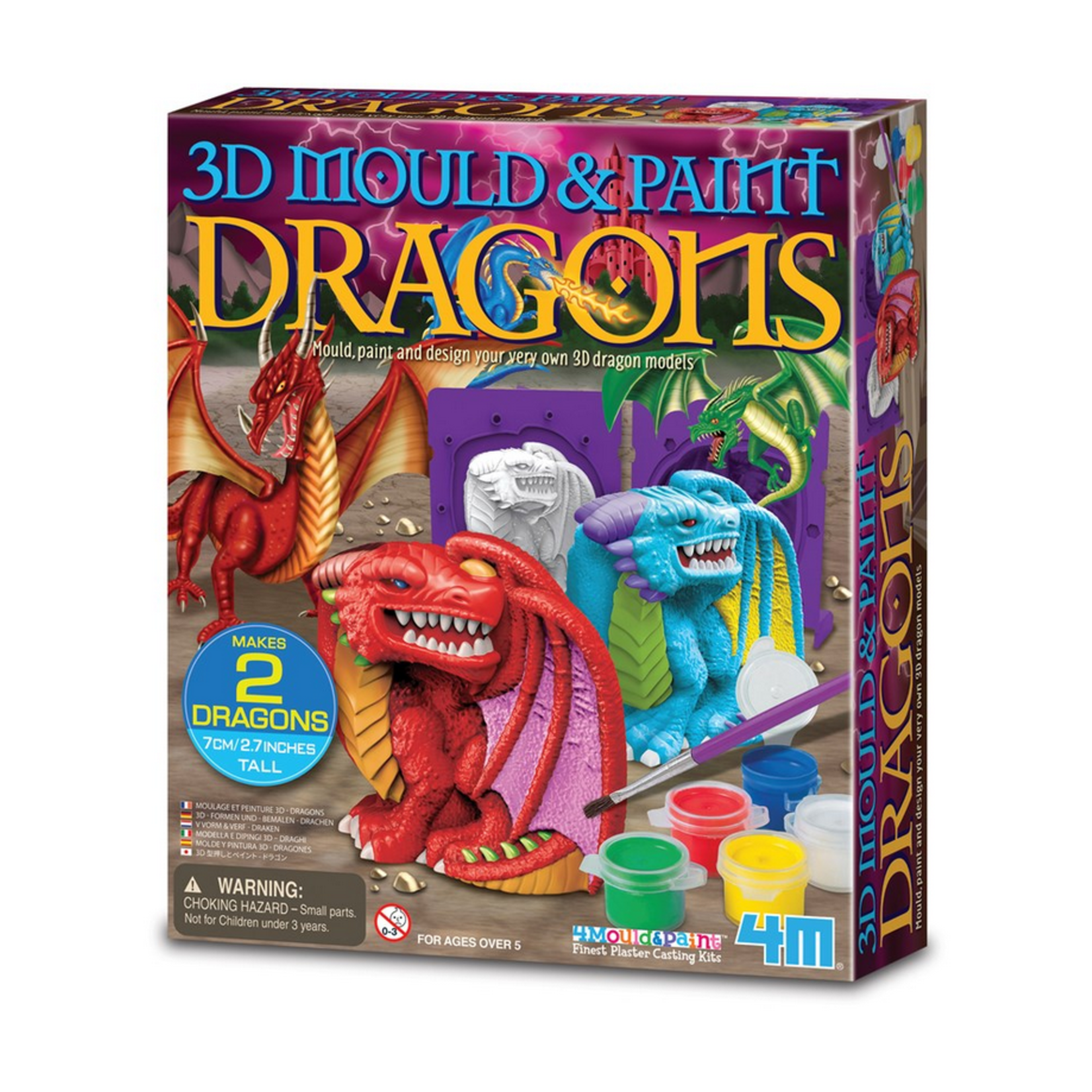 4M Moules 3D Dragons