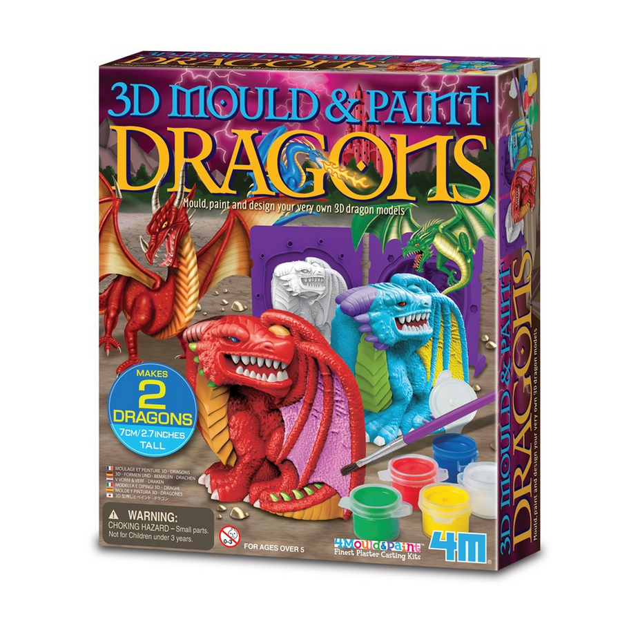 4M Moules 3D Dragons