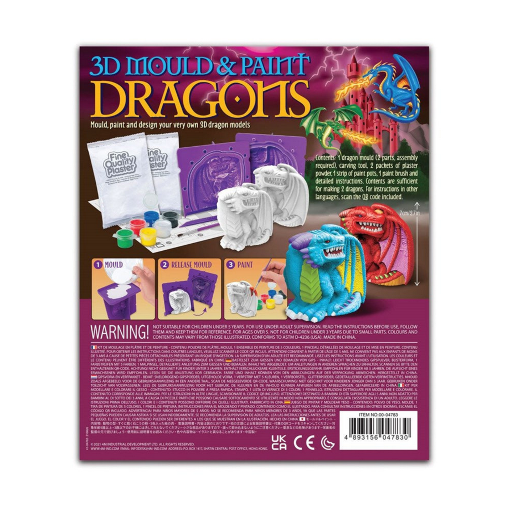 4M Moules 3D Dragons