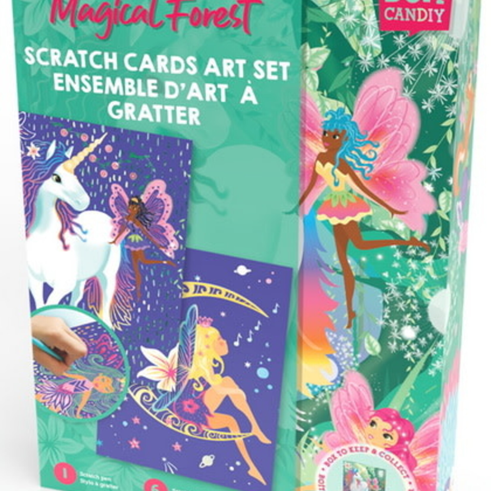 The Bubble Factory Box Candiy - Ensemble d'art a gratter