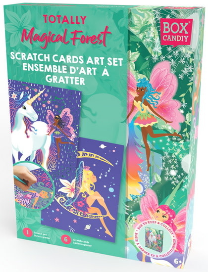The Bubble Factory Box Candiy - Ensemble d'art a gratter