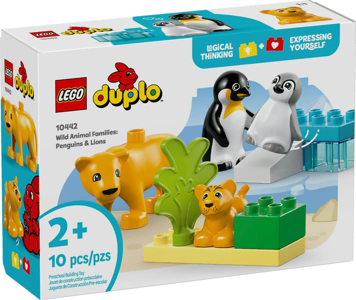 Lego Lego 10442 Duplo - Familles d’animaux sauvages - Pingouins et lions