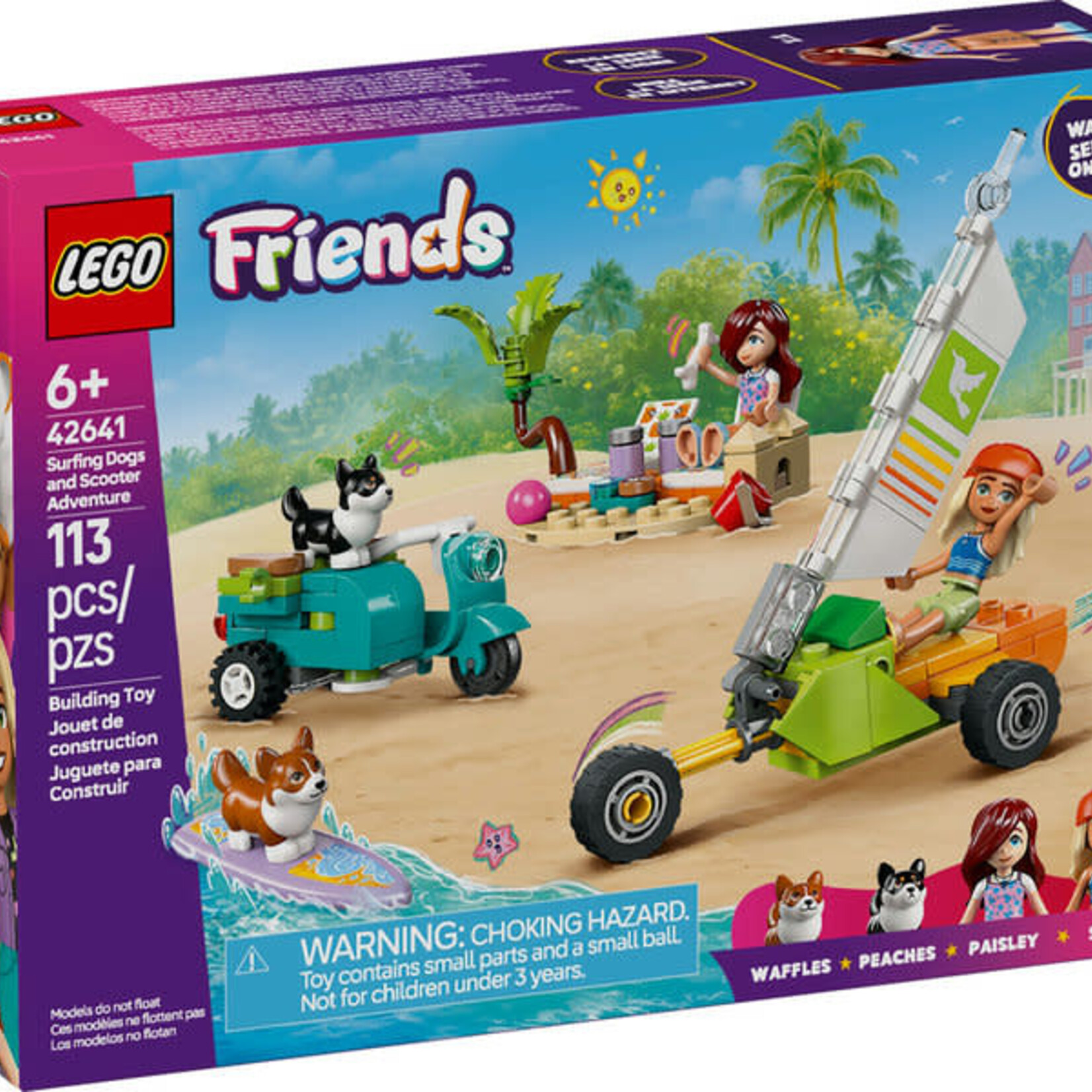 Lego Lego 42641 Friends - Les chiens surfeurs et l’aventure en scouteur