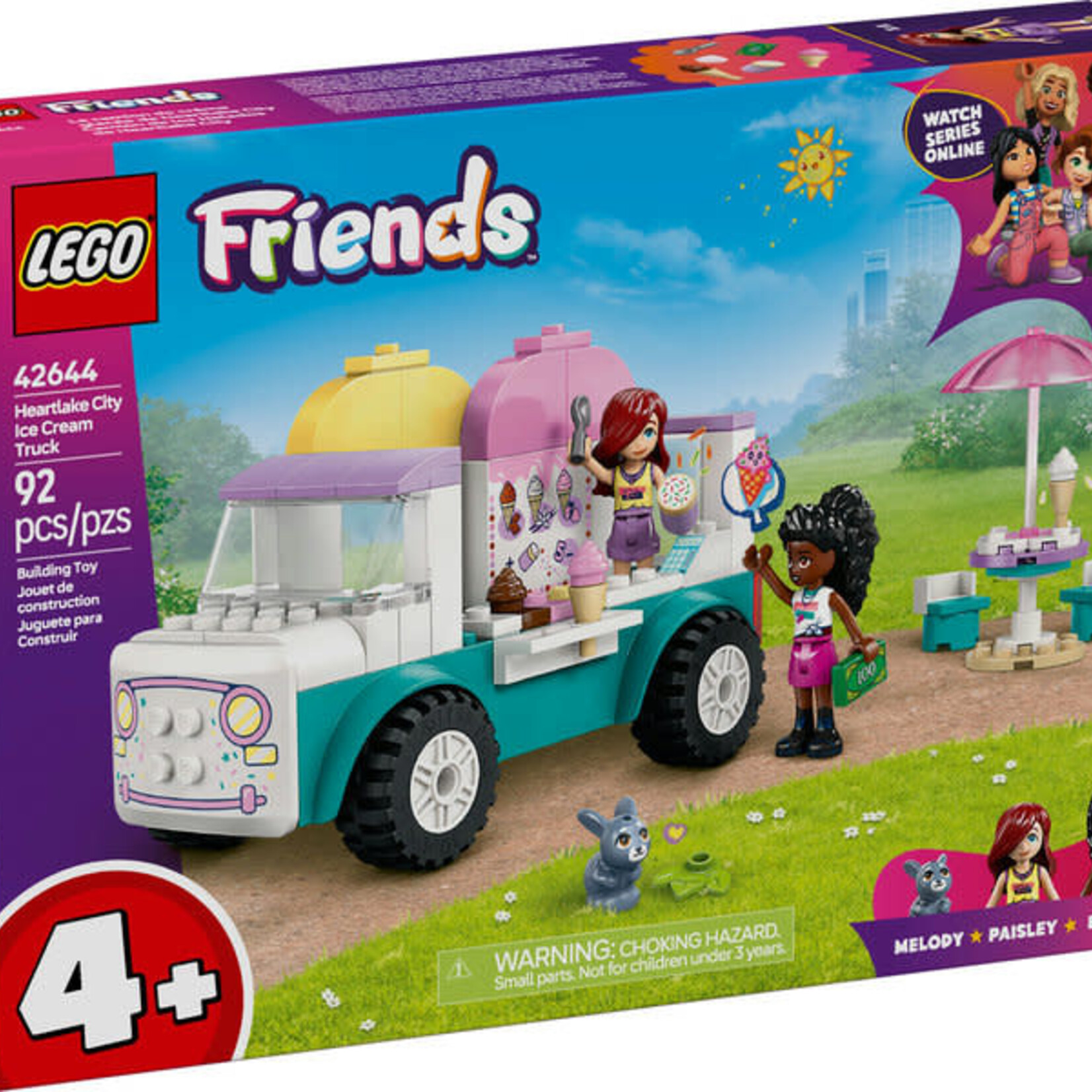 Lego Lego 42644 Friends - Le camion de crème glacée de Heartlake City