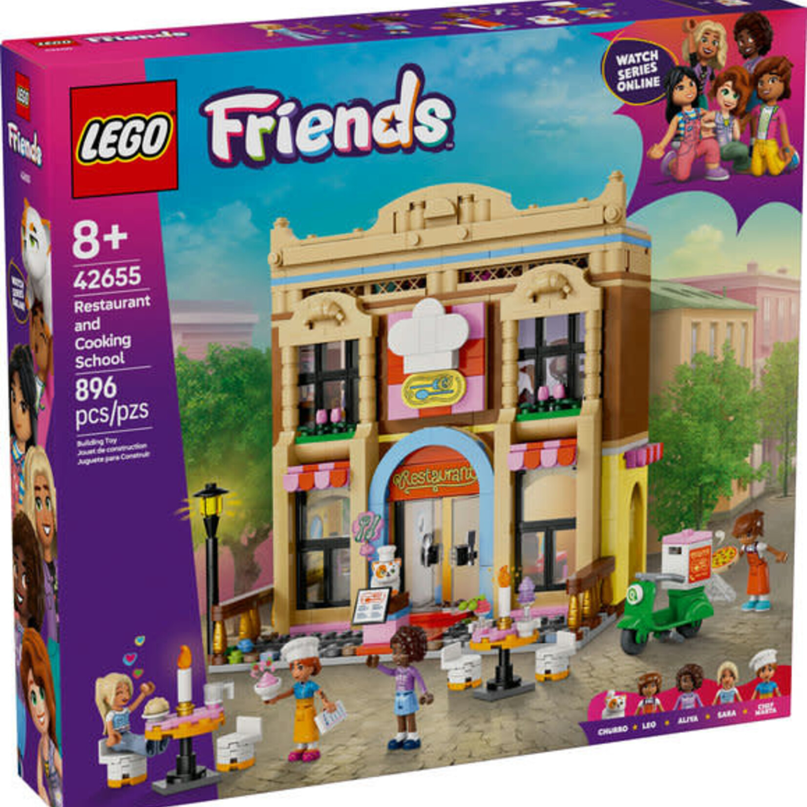 Lego Lego 42655 Friends - Le restaurant et l’école de cuisine