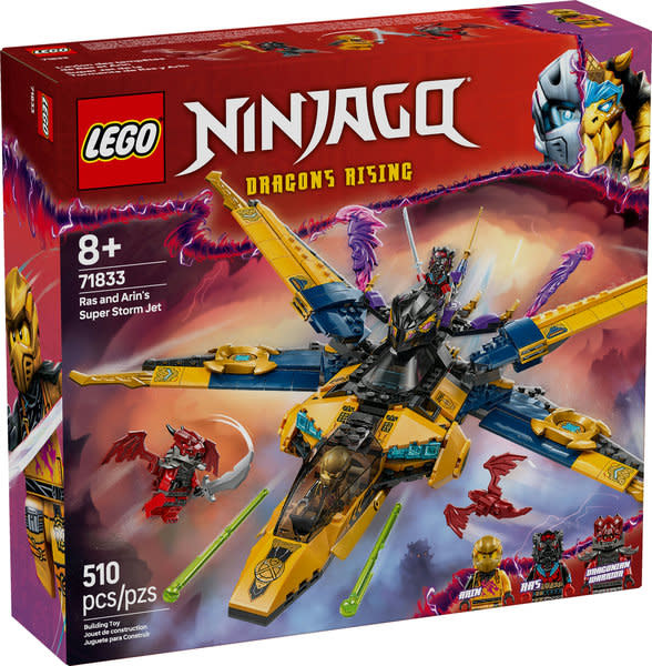Lego Lego 71833 Ninjago - L’avion des tempêtes de Ras et Arin
