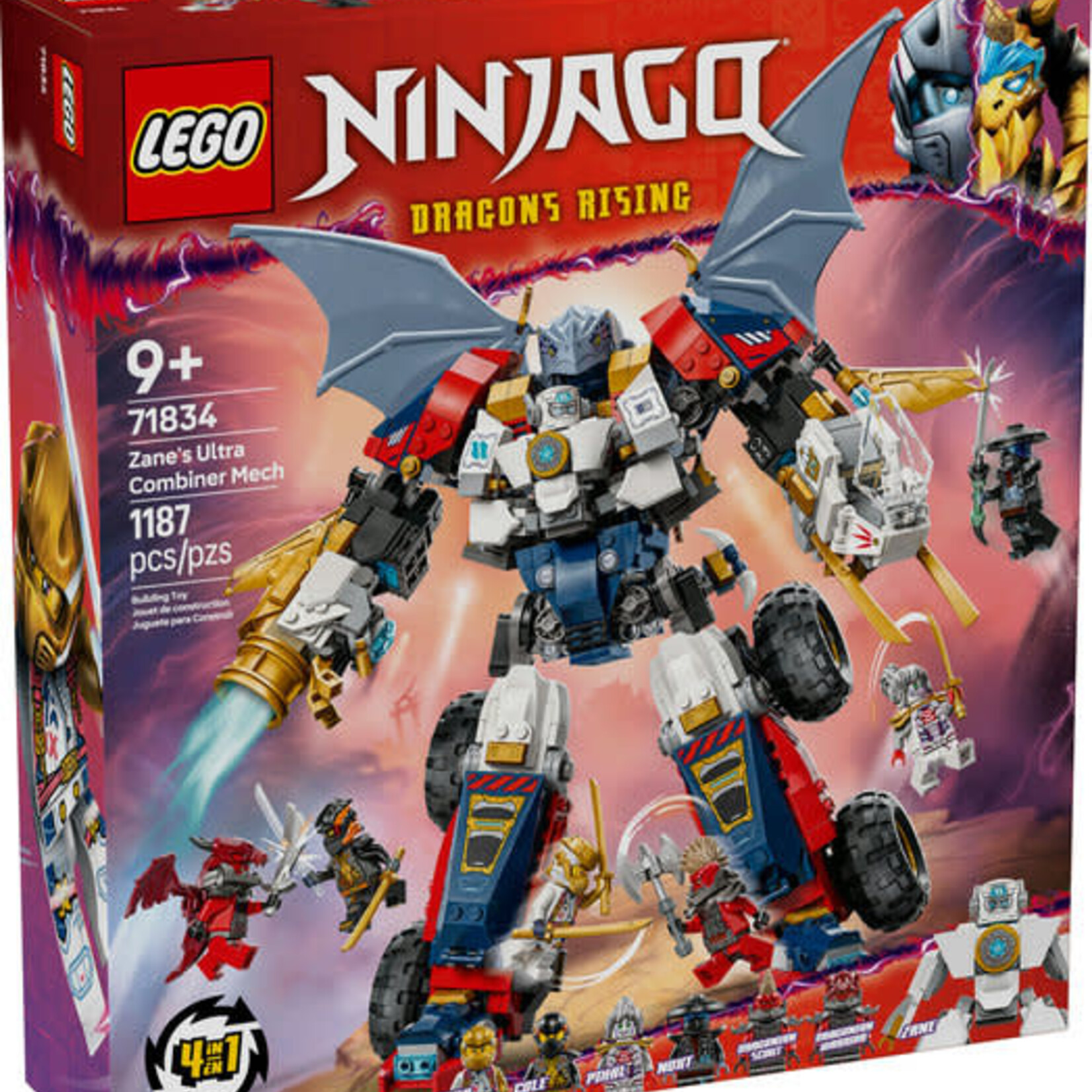 Lego Lego 71834 Ninjago - Le robot ultracombiné de Zane