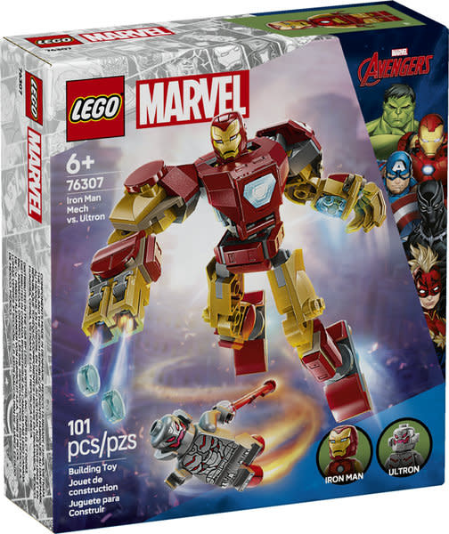 Lego Lego 76307 Marvel - Le robot d’Iron Man contre Ultron