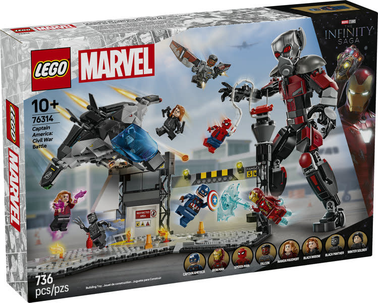 Lego Lego 76314 Marvel - La bataille de Capitaine America - La Guerre civile