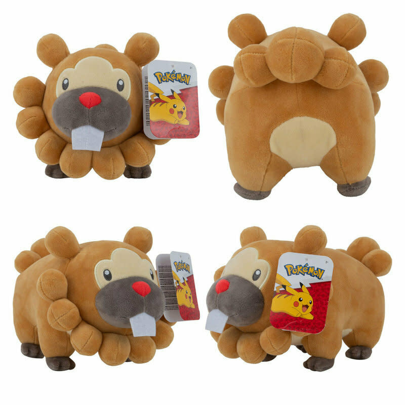 Incredible Novelties Peluche Pokemon 8"-Bidoof/Keunotor