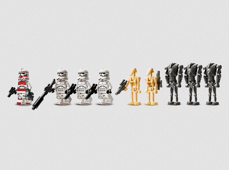Lego Lego 75372 Star Wars - Ensemble de combat Clone Trooper™ et droïdes de combat