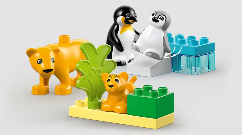 Lego Lego 10442 Duplo - Familles d’animaux sauvages - Pingouins et lions