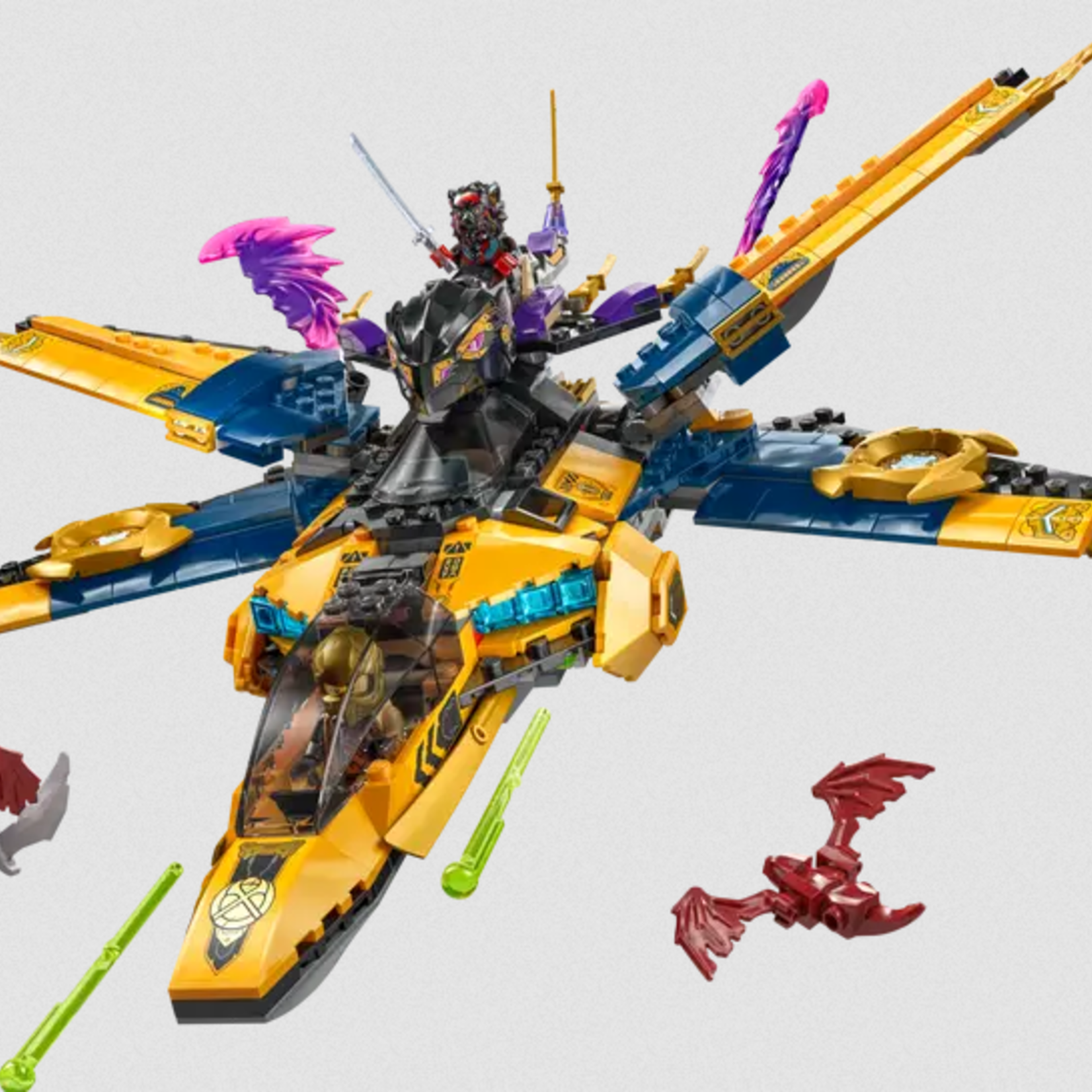 Lego Lego 71833 Ninjago - L’avion des tempêtes de Ras et Arin