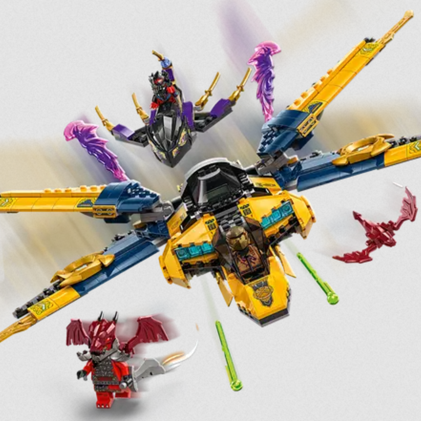 Lego Lego 71833 Ninjago - L’avion des tempêtes de Ras et Arin