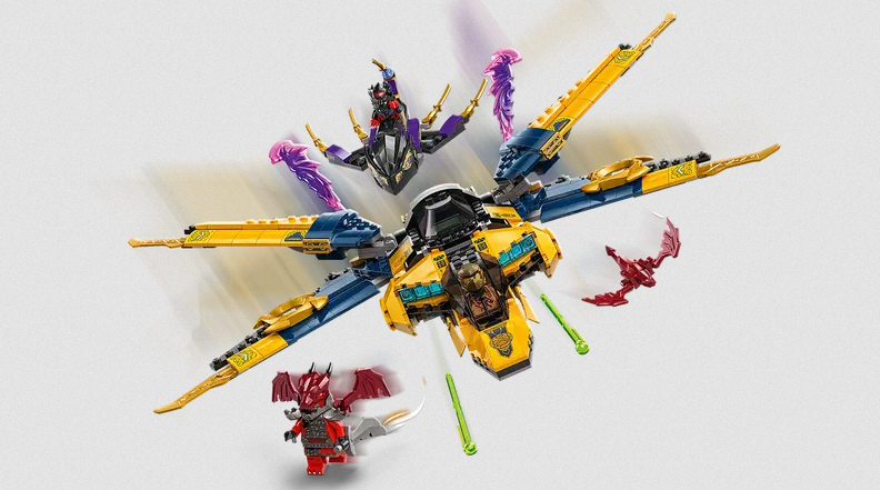 Lego Lego 71833 Ninjago - L’avion des tempêtes de Ras et Arin