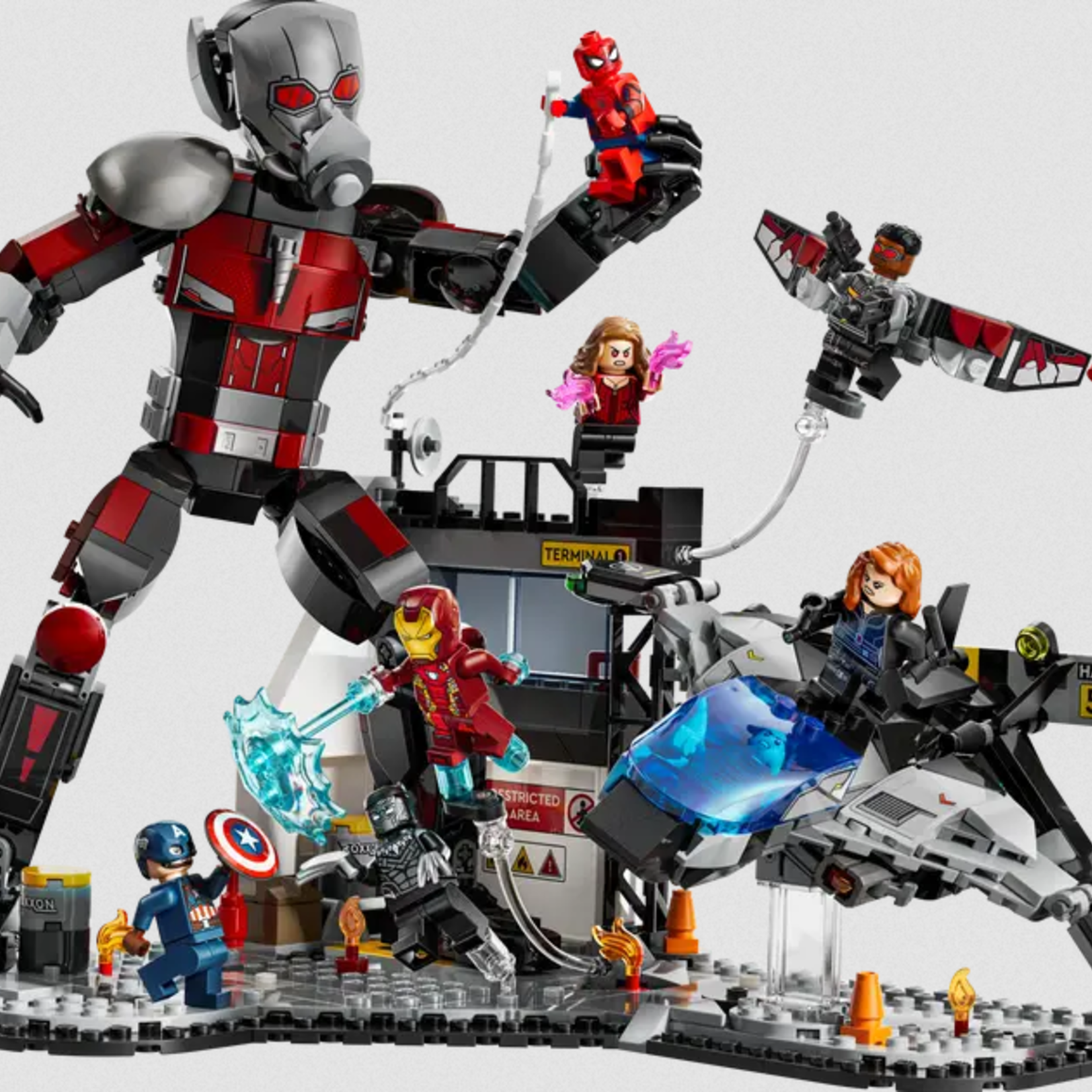 Lego Lego 76314 Marvel - La bataille de Capitaine America - La Guerre civile