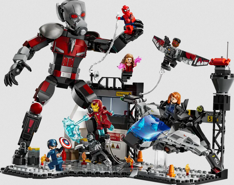 Lego Lego 76314 Marvel - La bataille de Capitaine America - La Guerre civile