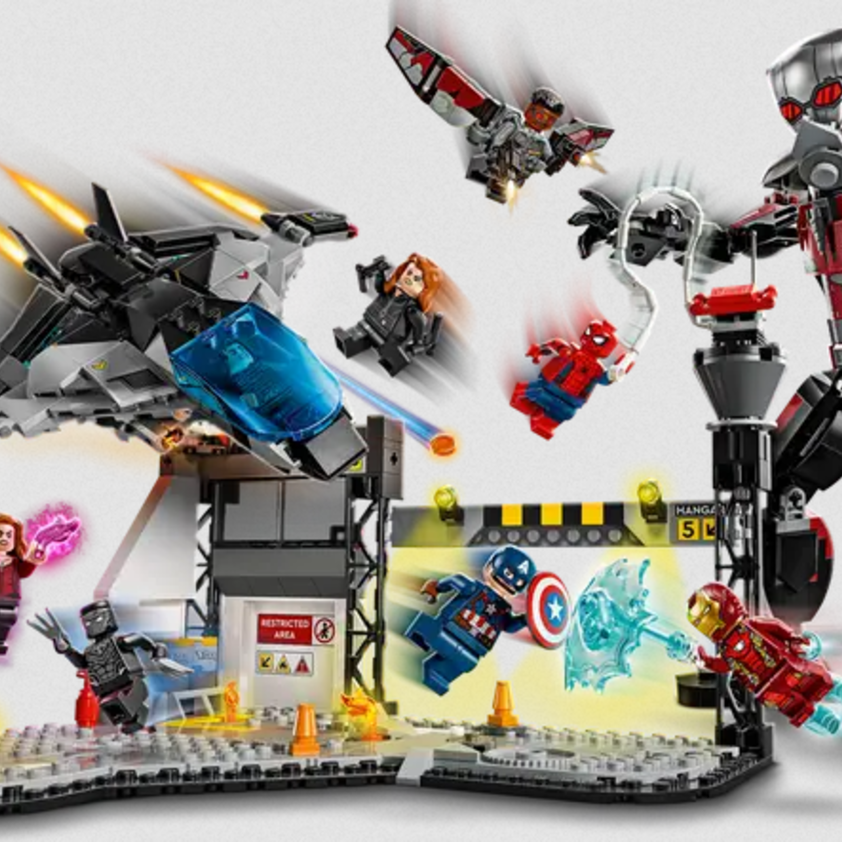 Lego Lego 76314 Marvel - La bataille de Capitaine America - La Guerre civile