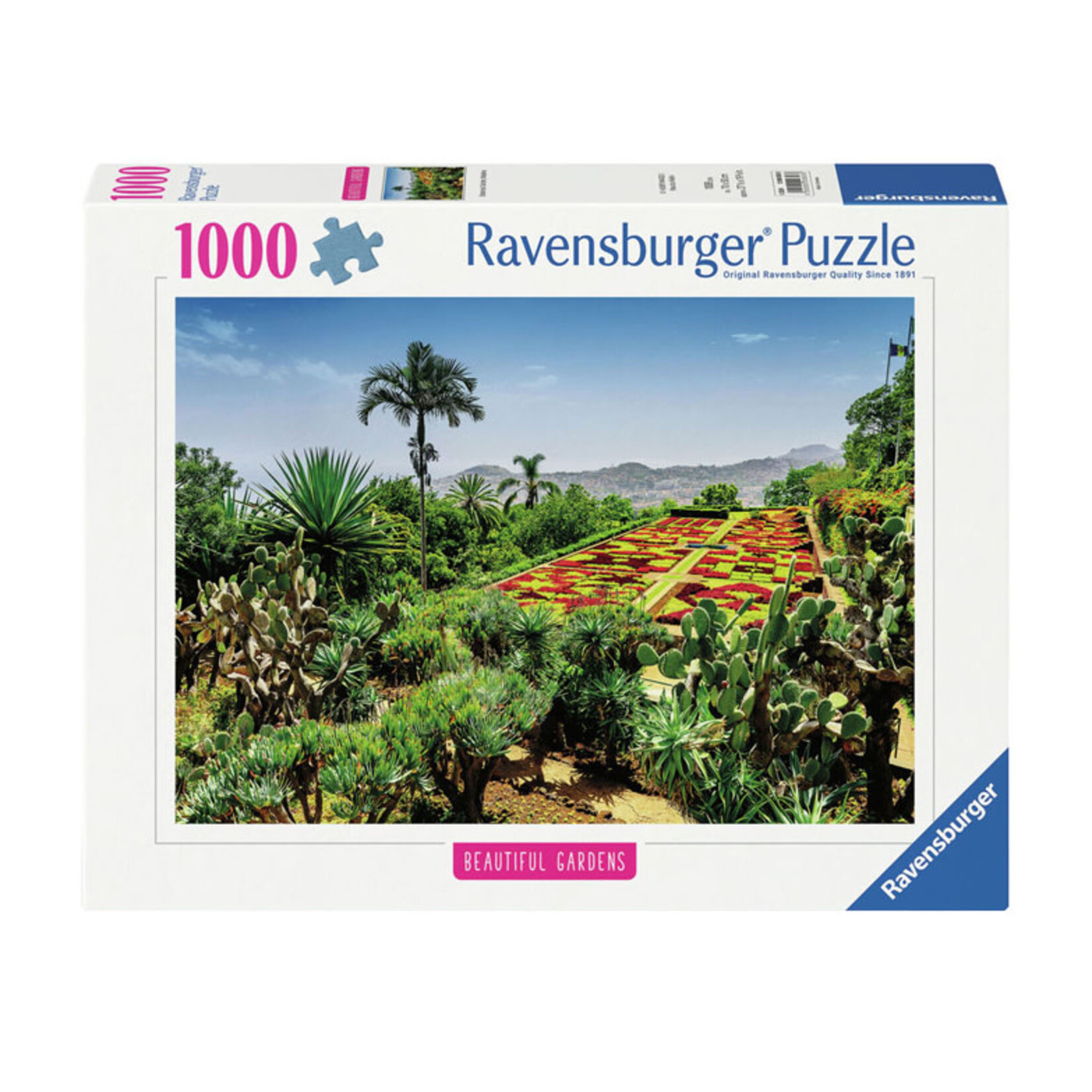 Ravensburger Ravens 1000 - Beautiful Gardens - Le jardin botanique de Madeira (Portugal)