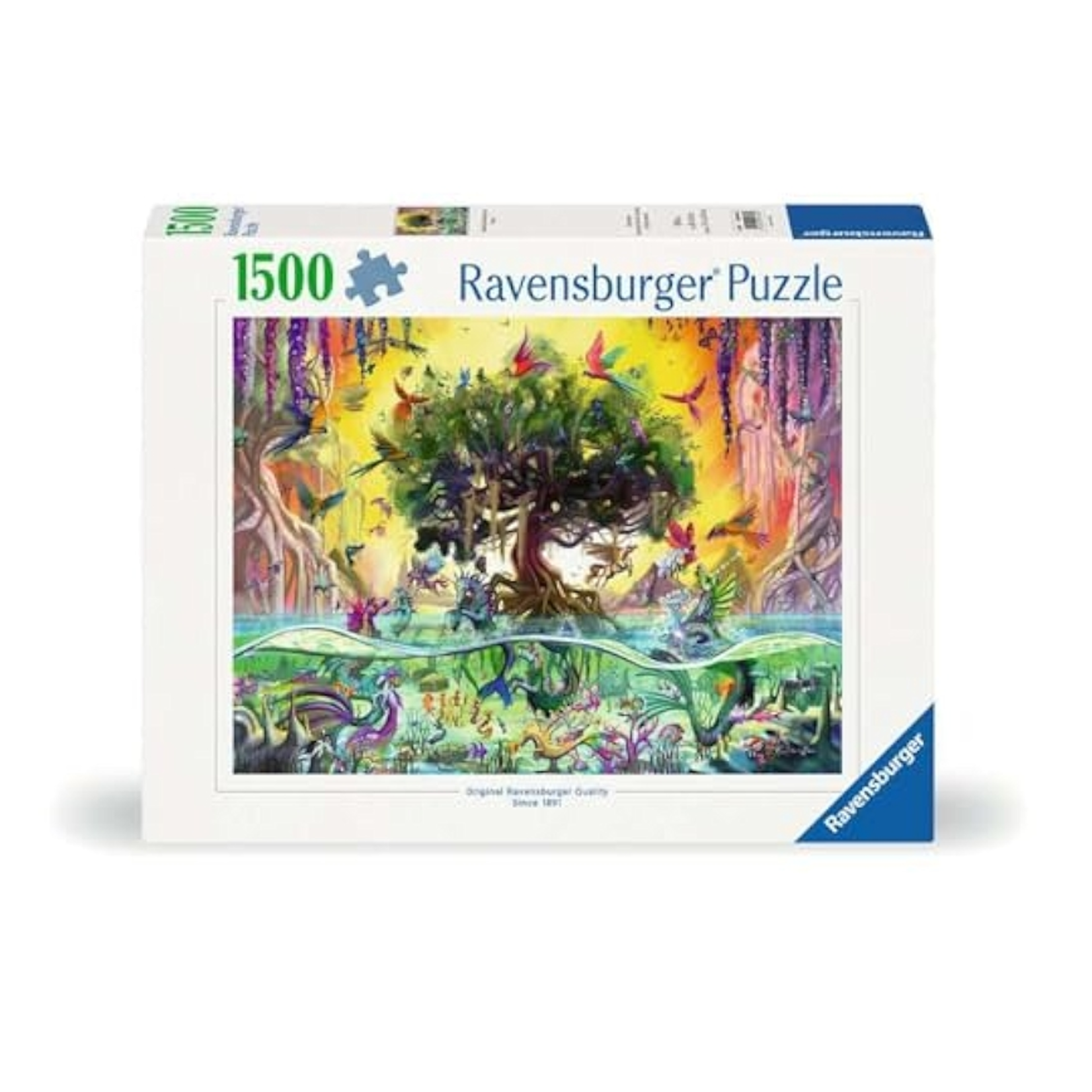 Ravensburger Ravens 1500 - Beautiful Sea Unicorn and Friends