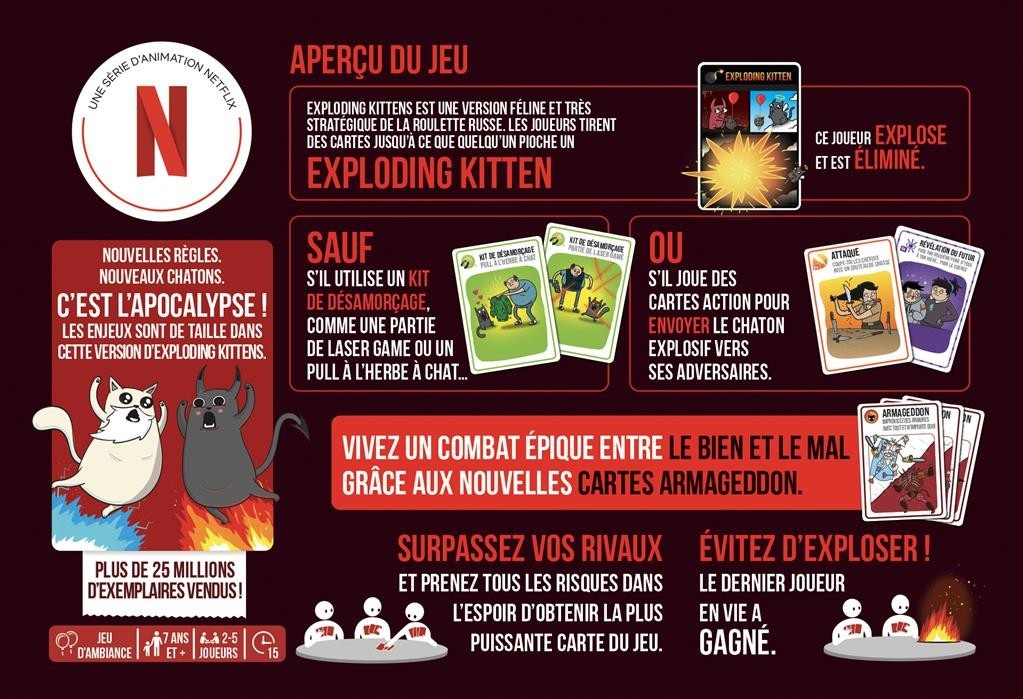 Exploding Kittens Exploding Kittens - Bien VS Mal