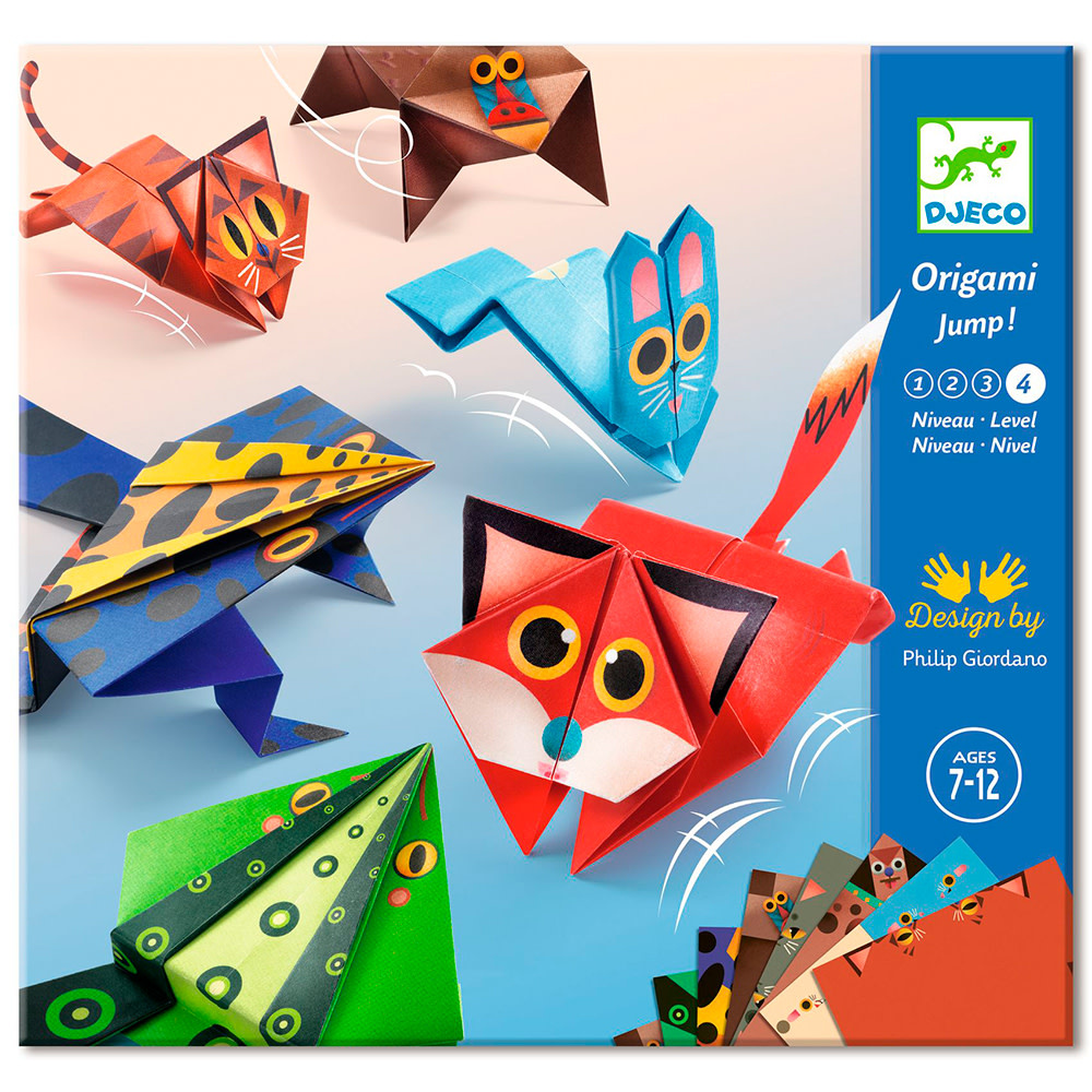 Djeco Djeco - Origami Jump! - Animaux Sauteurs