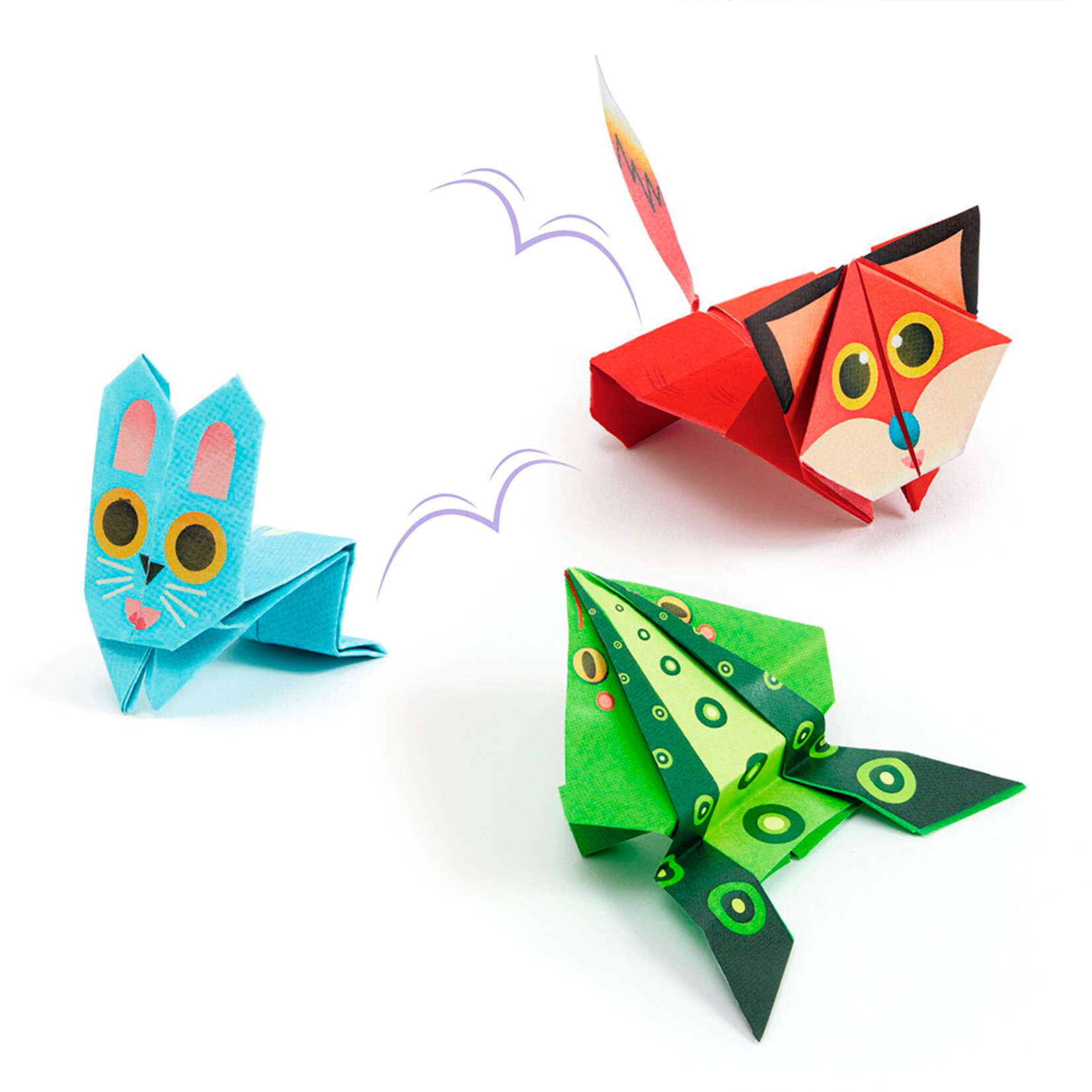 Djeco Djeco - Origami Jump! - Animaux Sauteurs