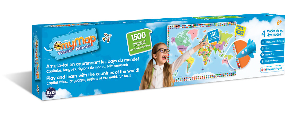 K.I.D. Collection myMap - Carte du monde Interactive