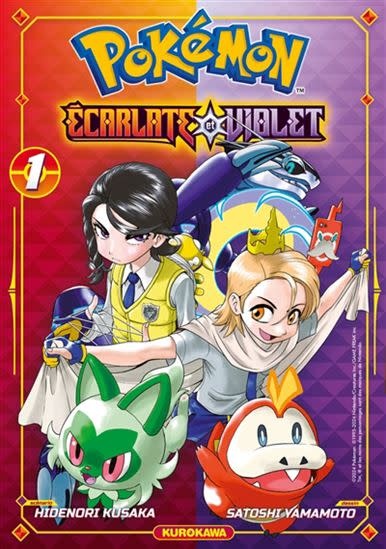 Kurokawa Manga - Pokemon Écarlate et Violet Tome 01