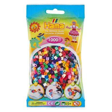 Hama Hama - 1000 Perles Translucides Multicolores
