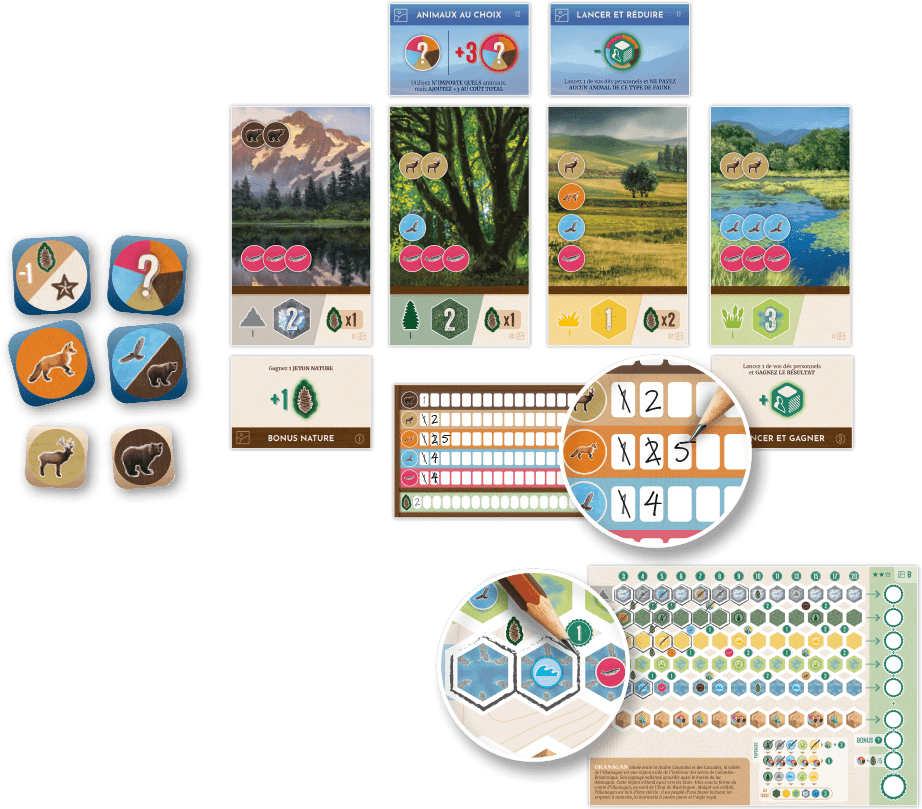 Lucky Duck Games Cascadia Rolling - Prairies