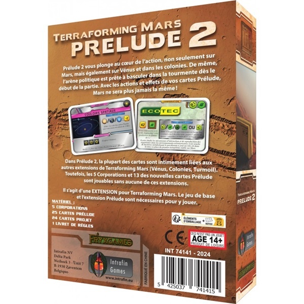 Intrafin Games Terraforming Mars - Prelude 2