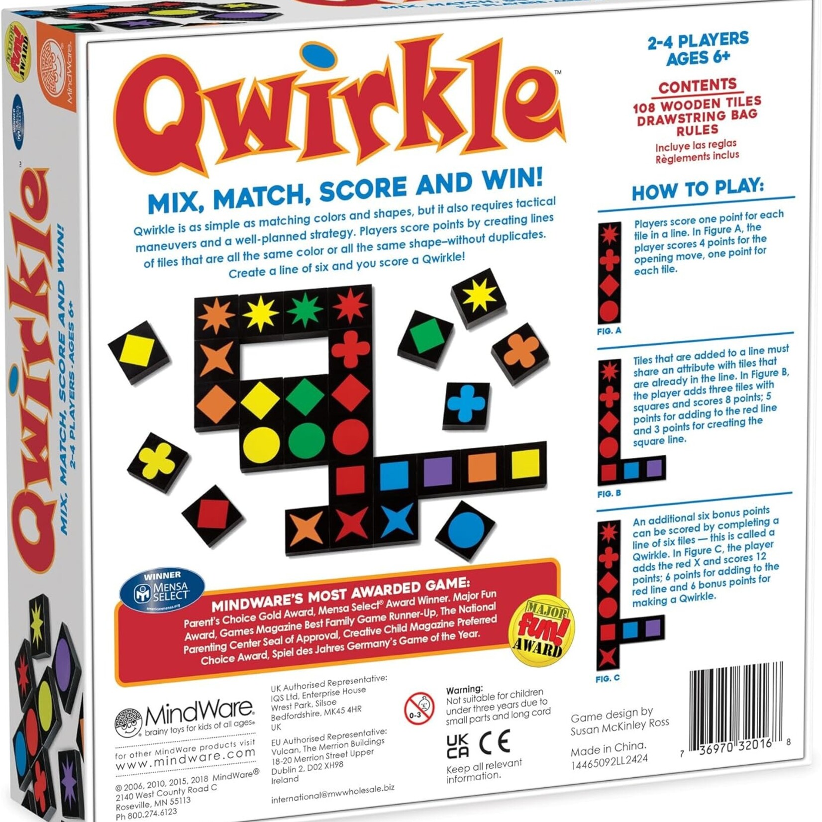 Outset Media Games Qwirkle Bilingue