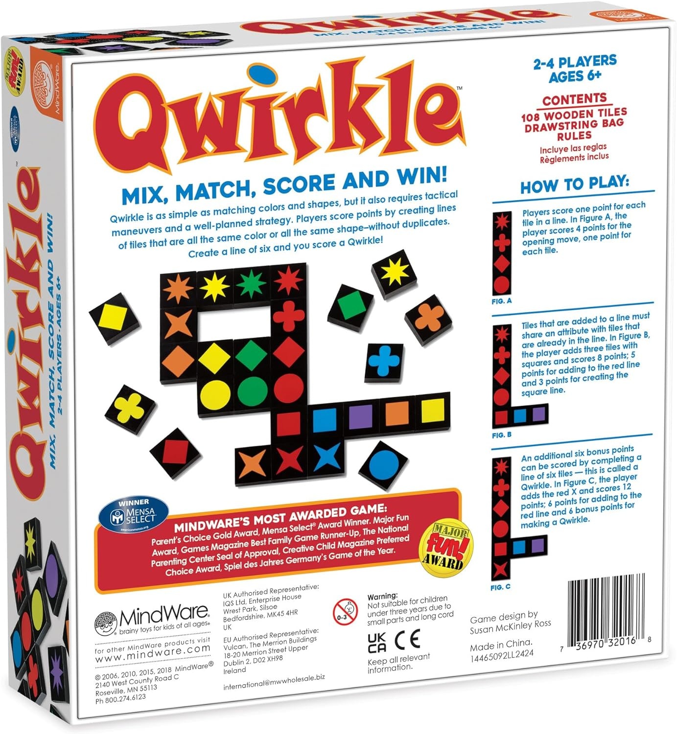 Outset Media Games Qwirkle Bilingue