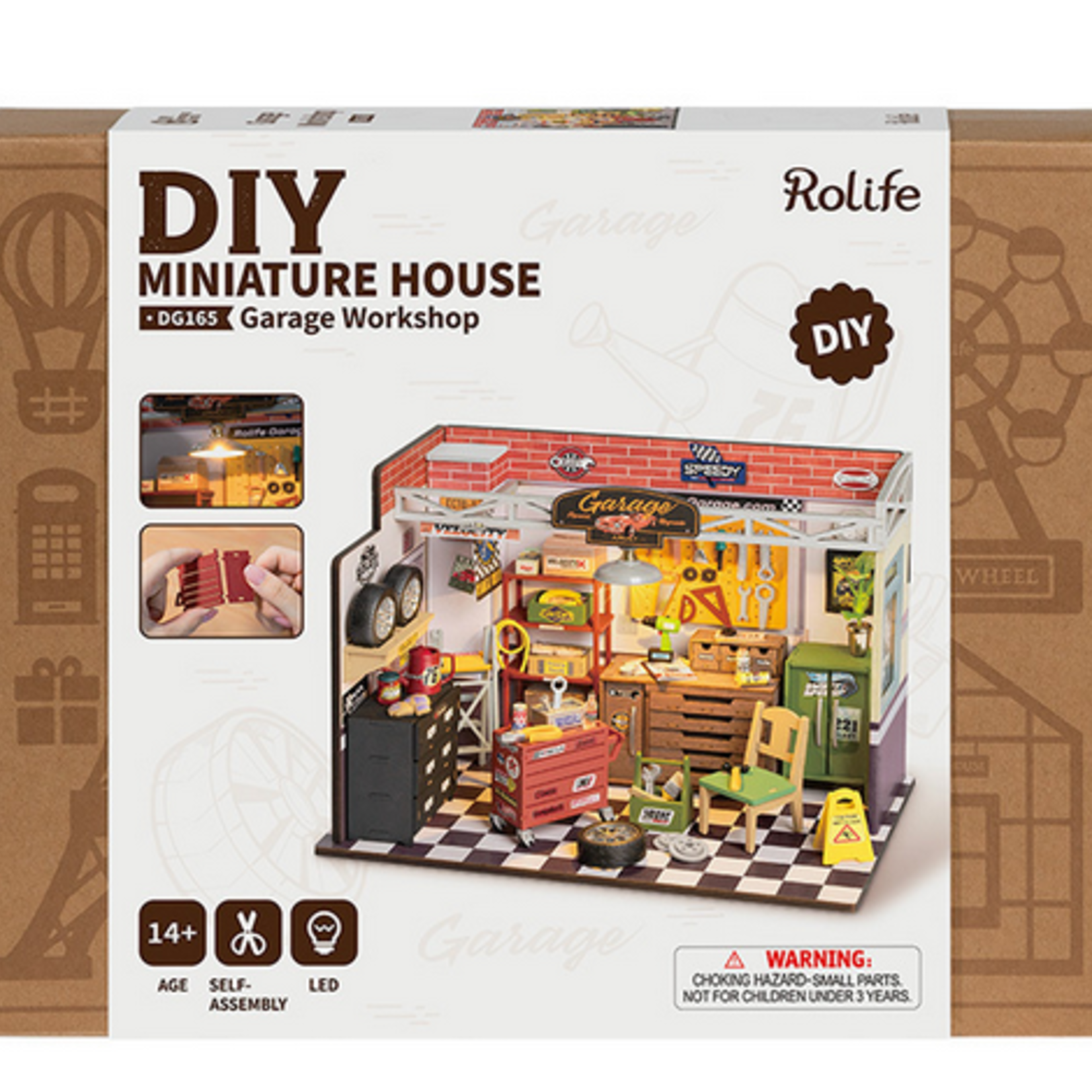 Robotime Rolife - DIY Miniature House - Garage Workshop