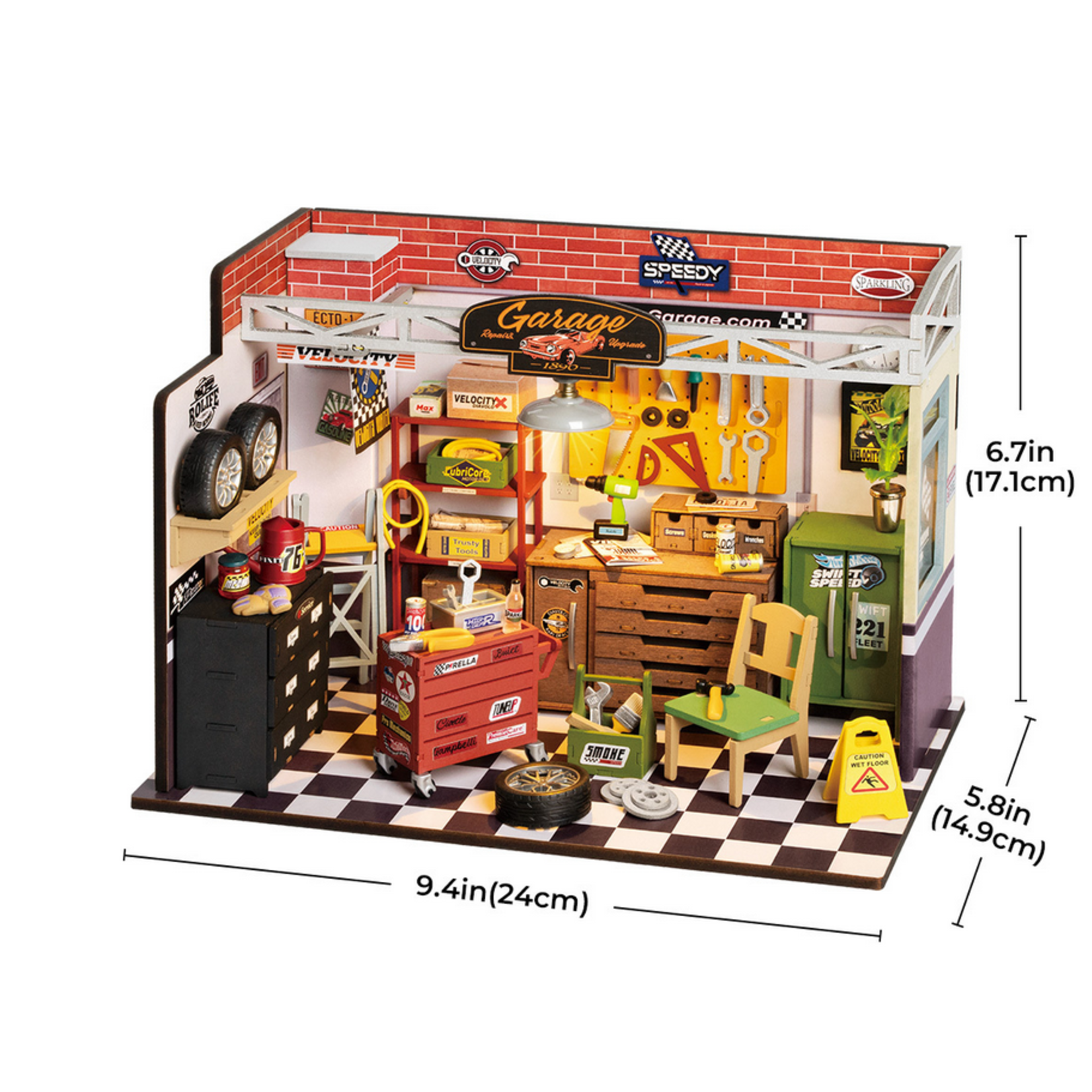 Robotime Rolife - DIY Miniature House - Garage Workshop
