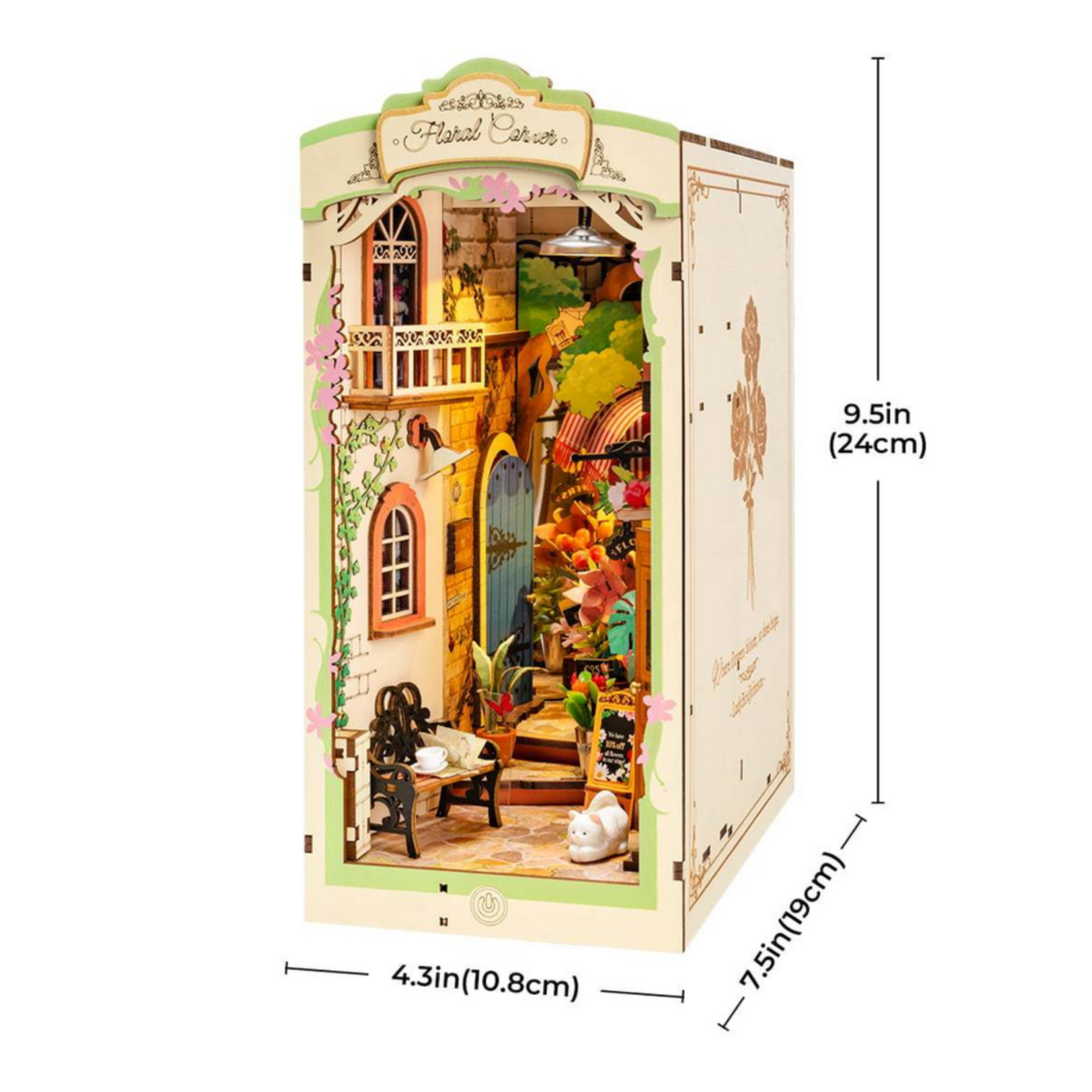 Robotime Rolife - Book nook & Wonderland - Floral Corner