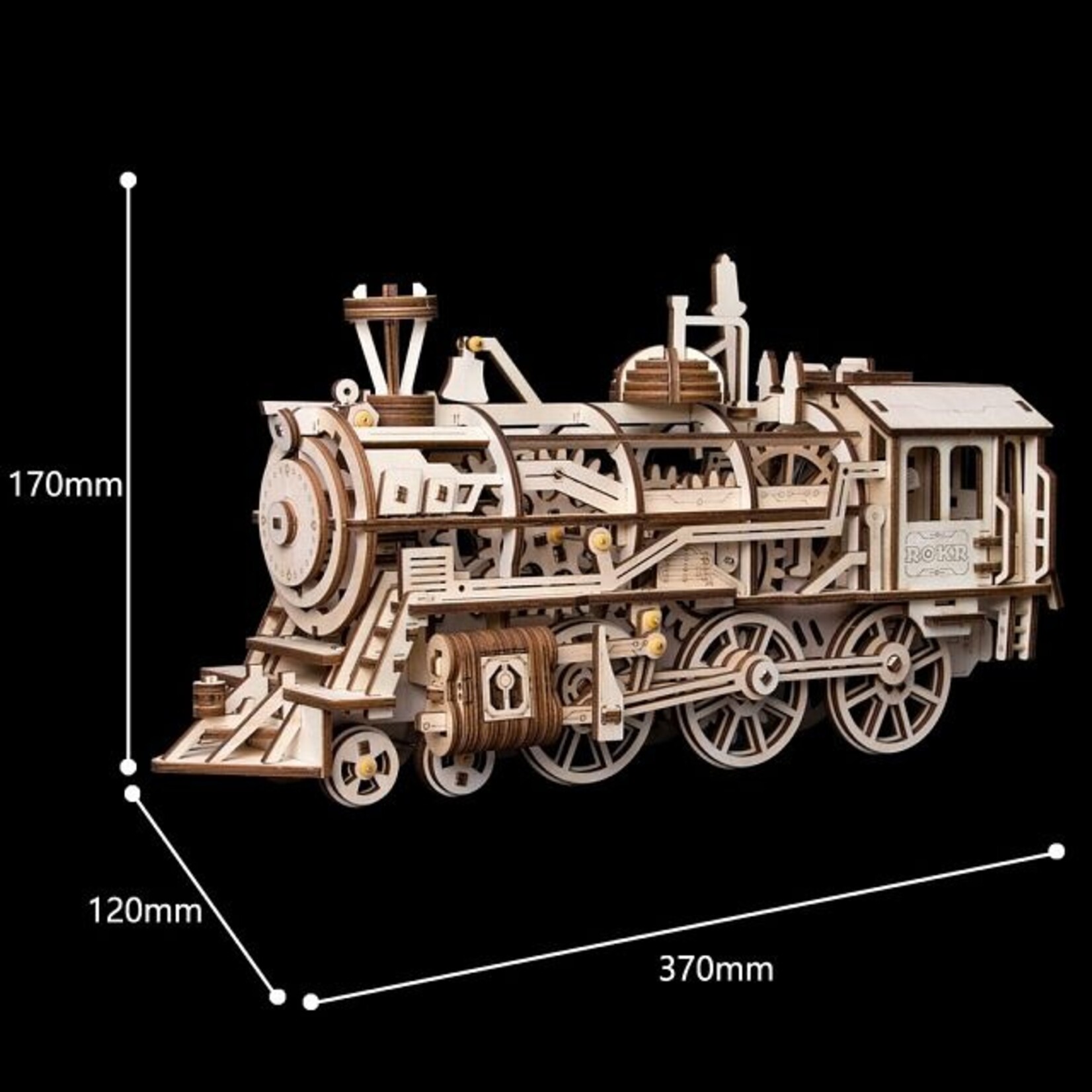 Robotime ROKR - Mechanical Gears - La locomotive