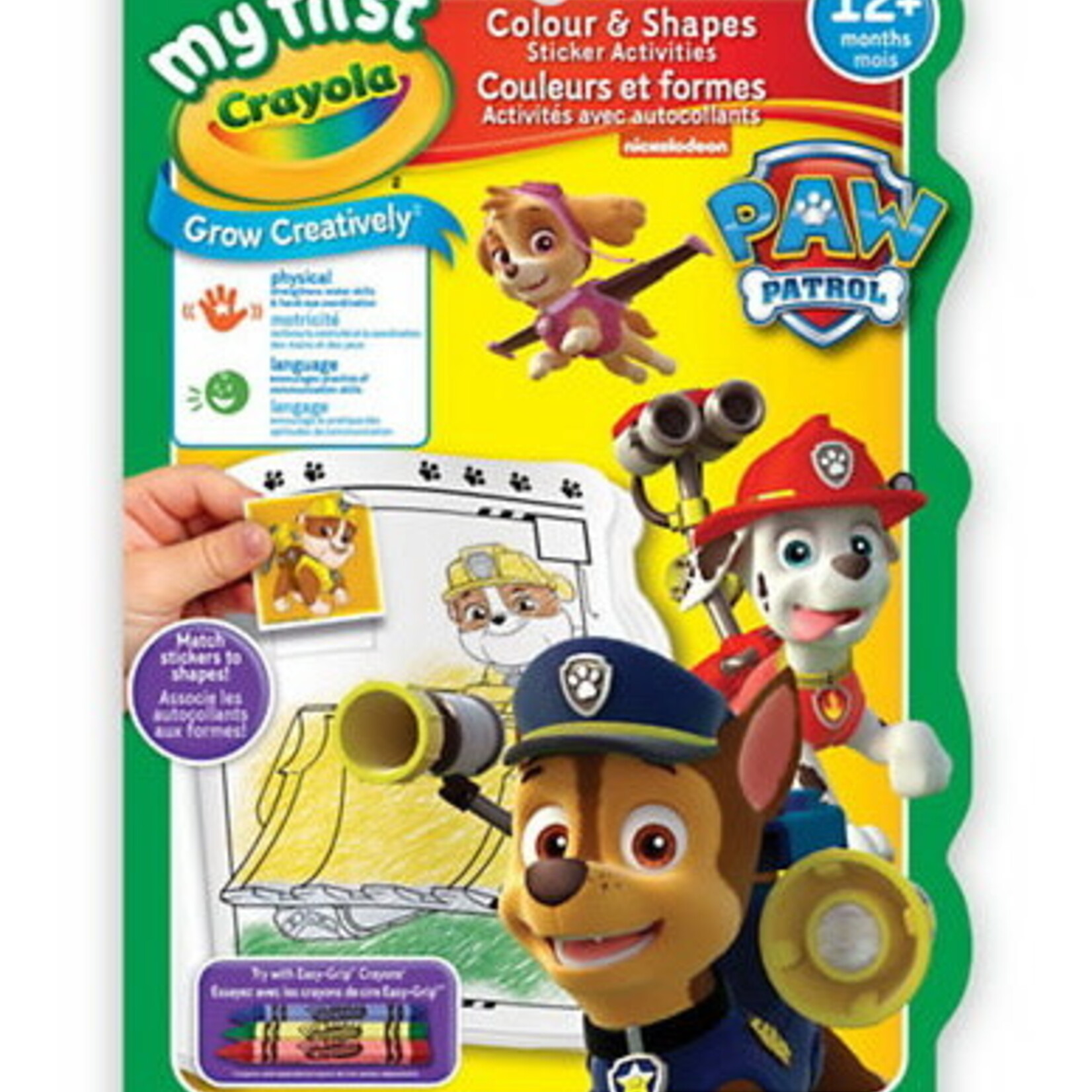 Crayola Crayola - Pat' Patrouille - Couleurs et formes - Activités avec autocollants