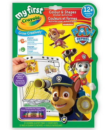 Crayola Crayola - Pat' Patrouille - Couleurs et formes - Activités avec autocollants