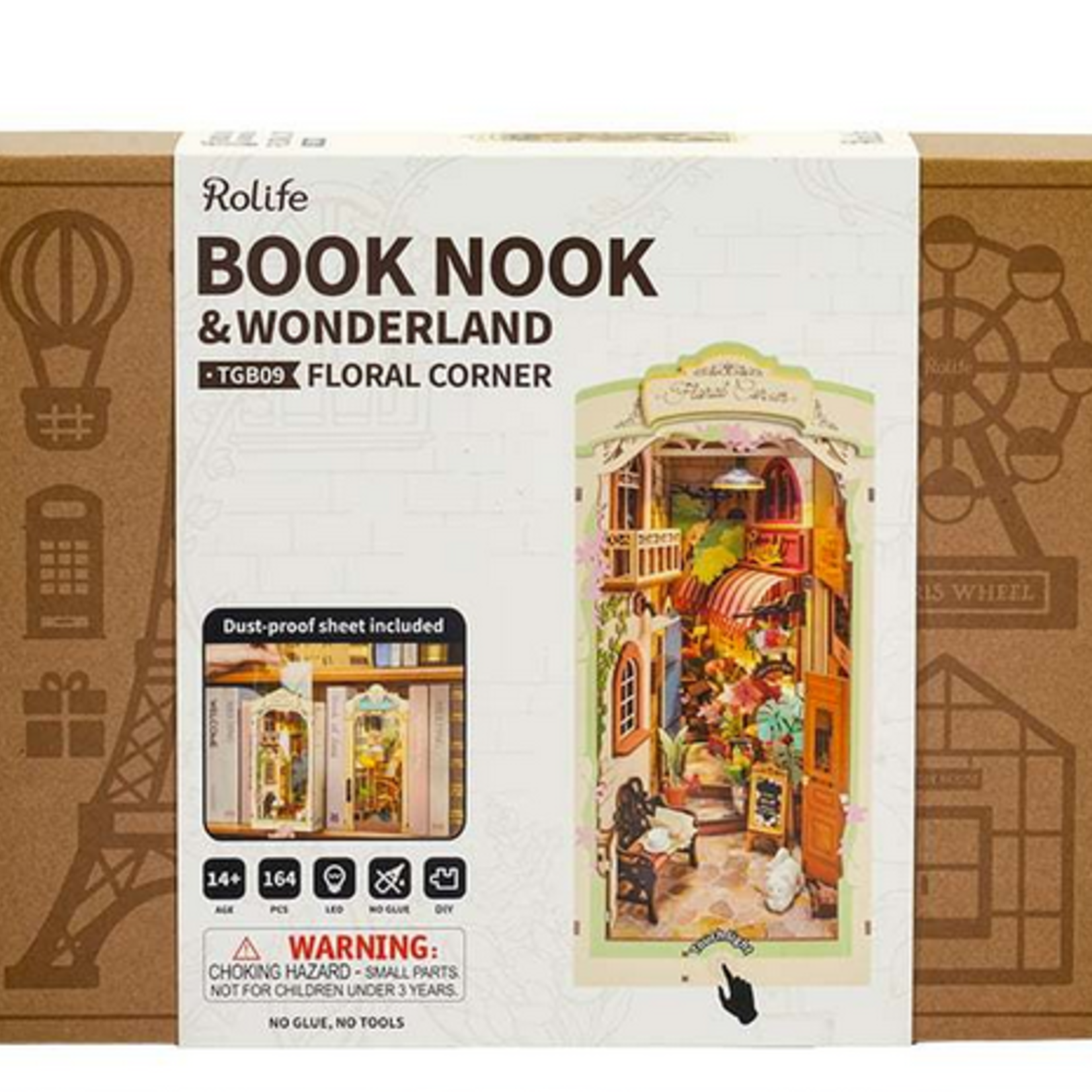 Robotime Rolife - Book nook & Wonderland - Floral Corner