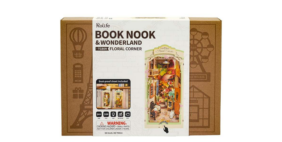 Robotime Rolife - Book nook & Wonderland - Floral Corner