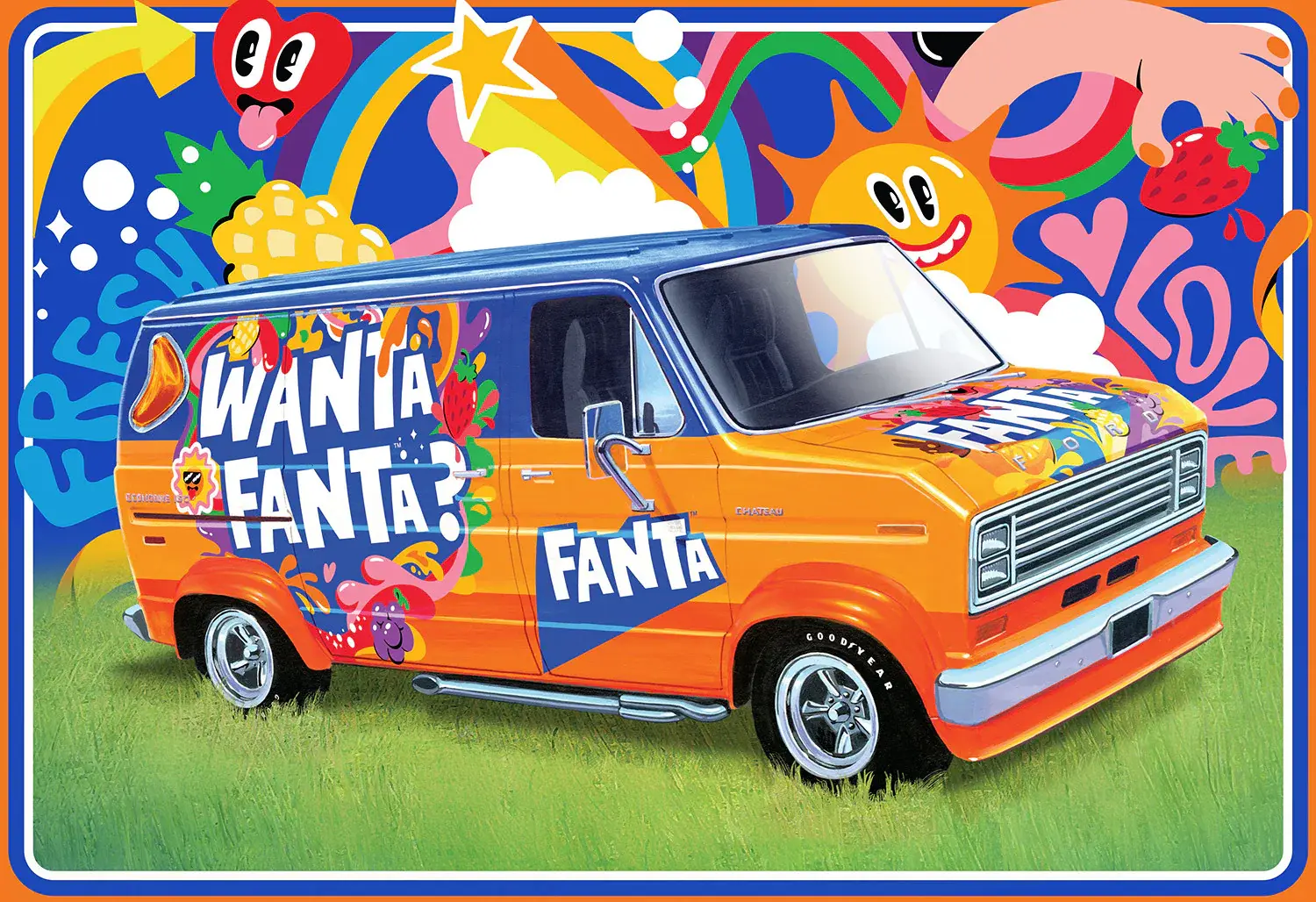 AMT AMT - 1977 Fantasy Van Fanta