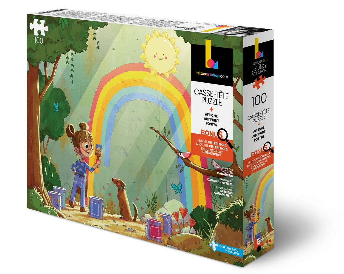 Lalita's Art Shop Lalita 100 - Multicolore Painting Rainbows